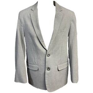 CHAPS Boys 16R Blazer Medium Grey Single Breasted Classic Tailored 2-Button‎